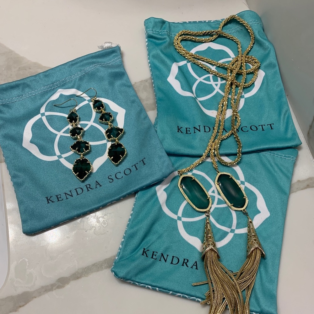 Kendra Scott necklace & earrings